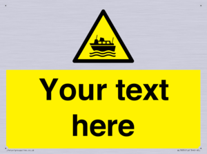 Custom warning ferries crossing vessels